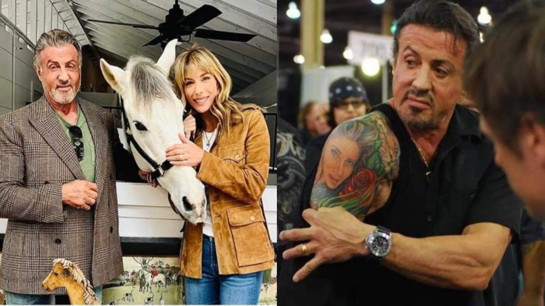 Sylvester Stallone reemplazó el tatuaje que tenía de su esposa por el de su perro Butkus